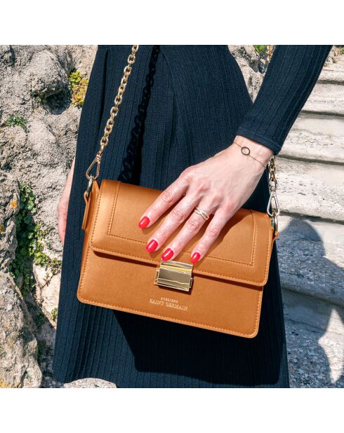 Sac Baguette Saint Cloud marron - 22x14x6 cm