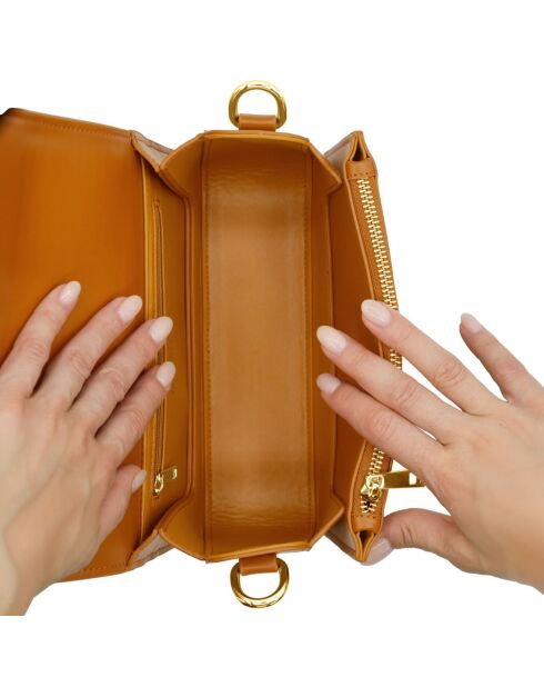 Sac Baguette Saint Cloud marron - 22x14x6 cm