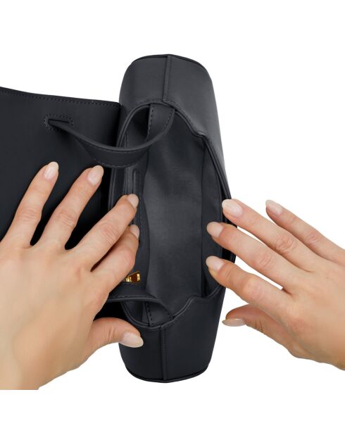 Sac Trotteur Saint Germain noir - 26x17x7 cm