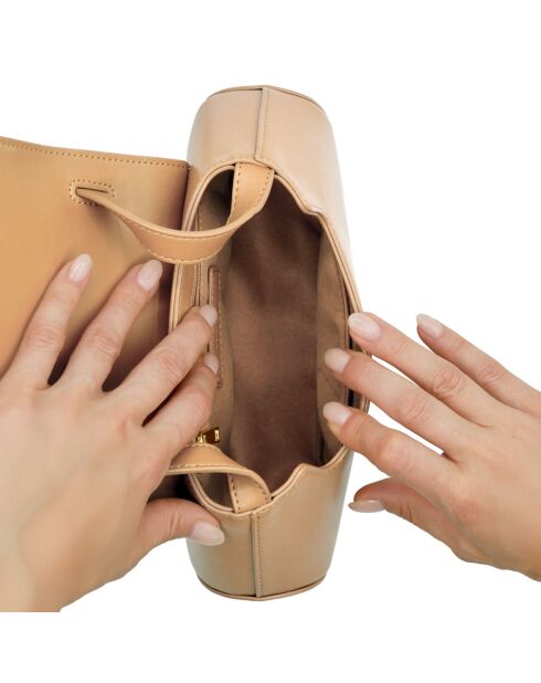 Sac Trotteur Saint Germain beige - 26x17x7 cm