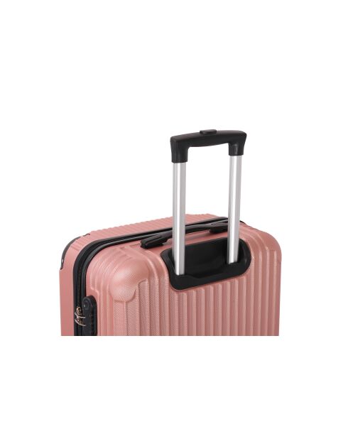 Valise Moyen Séjour Orika 65 cm rose doré
