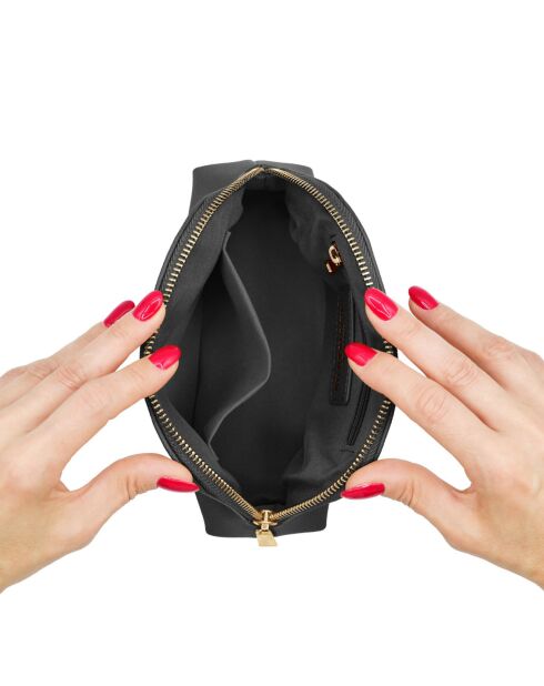 Trousse à maquillage Thonon noire - 19x12x6 cm