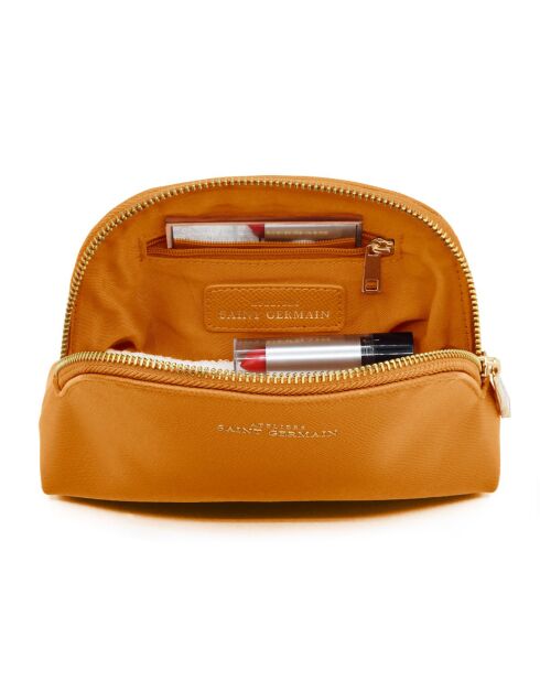 Trousse à maquillage Thonon marron - 19x12x6 cm