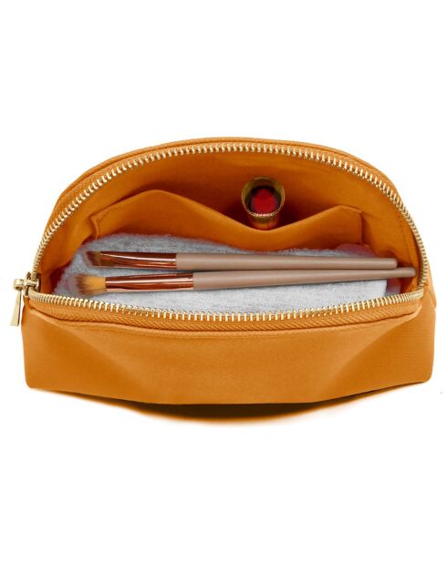 Trousse à maquillage Thonon marron - 19x12x6 cm