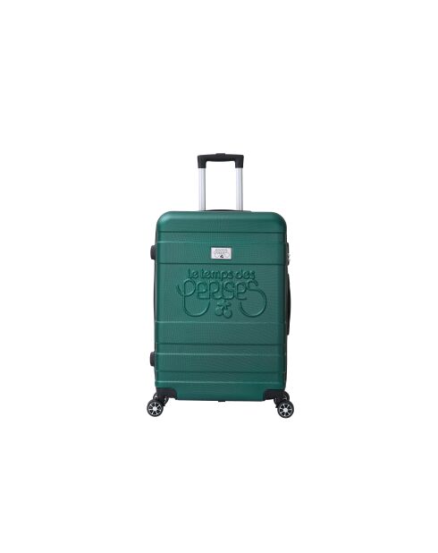Lyra Cabin Suitcase 4 dubbele wielen 55 cm kaki groen