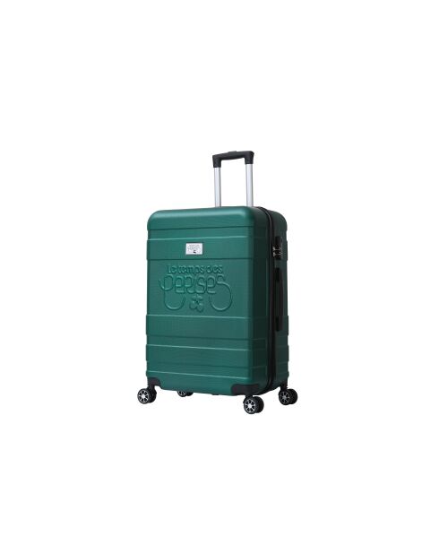 Valise Cabine 4 roues doubles Lyra 55 cm vert kaki