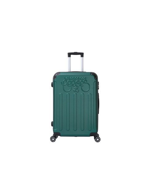 Valigia a soggiorno medio Java 4 ruote doppie 65 cm verde kaki