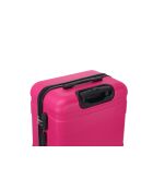 Valise Cabine 4 roues doubles Lyra 55 cm rose