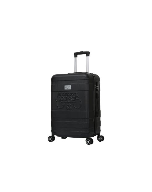 Maleta Lyra Cabin con 4 ruedas dobles, 55 cm, negra