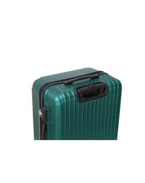 Valigia Bari Medium Stay con 4 ruote doppie 65 cm verde kaki