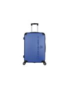 Valigia Bari Medium Stay con 4 ruote doppie 65 cm blu