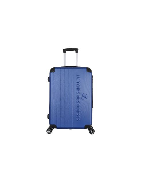Valigia Bari Medium Stay con 4 ruote doppie 65 cm blu