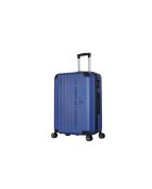 Valigia Bari Medium Stay con 4 ruote doppie 65 cm blu
