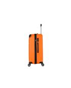 Valise Moyen Séjour 4 roues doubles Java 60 cm orange