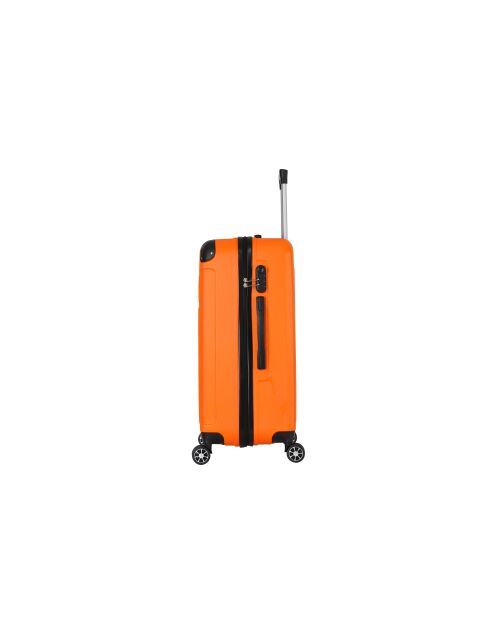 Valise Moyen Séjour 4 roues doubles Java 60 cm orange