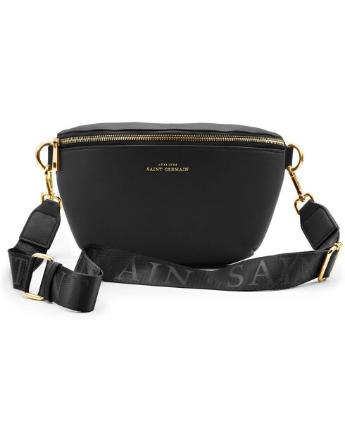 Bolsa banana negra Ibiza - 26x15x9,5 cm