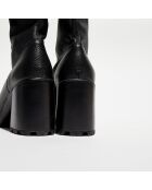 Boots en Cuir Ahmel noires - Talon 8,8 cm