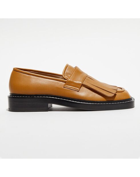 Mocassins en Cuir Lucy camel