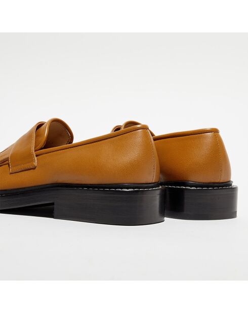 Mocassins en Cuir Lucy camel