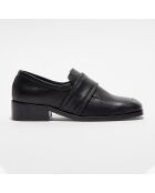 Mocassins en Cuir Cyril noirs