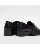 Mocassins en Cuir Cyril noirs