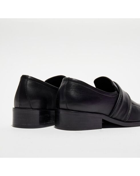 Mocassins en Cuir Cyril noirs