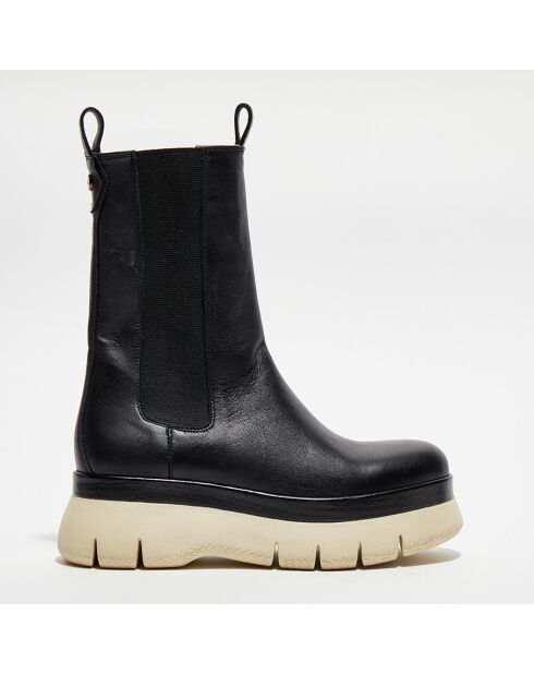 Chelsea boots en Cuir Mecile noires