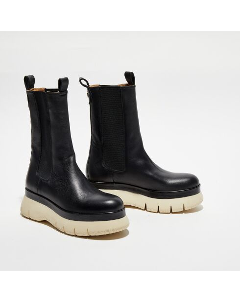 Chelsea boots en Cuir Mecile noires