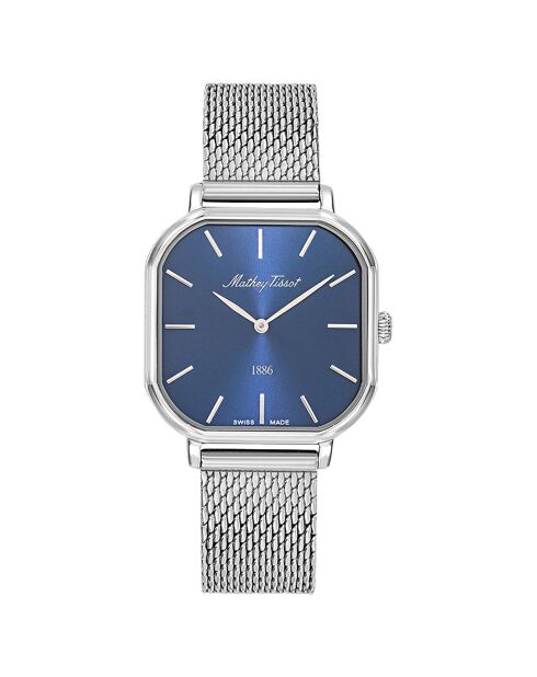Montre Femme Quartz en Acier Monsoon Square argentée