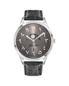 Montre Homme Quartz en Cuir Urban Moon noire