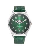 Montre Homme Quartz en Cuir Urban Moon verte