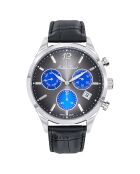 Montre Homme Chronographe en Cuir Urban Chrono noire