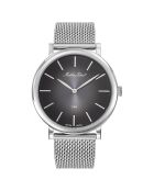 Montre Homme Quartz en Acier Monsoon argentée