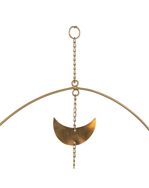 Décoration Lune dorée  - 40x46cm