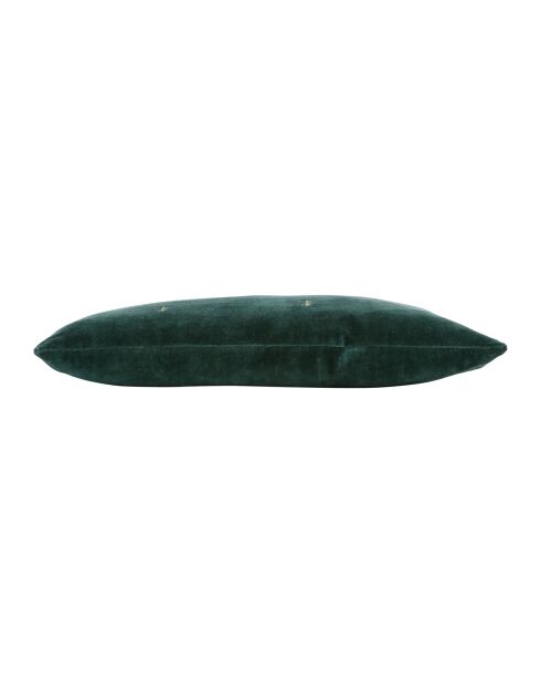 Housse de coussin vert foncé- 50x30cm