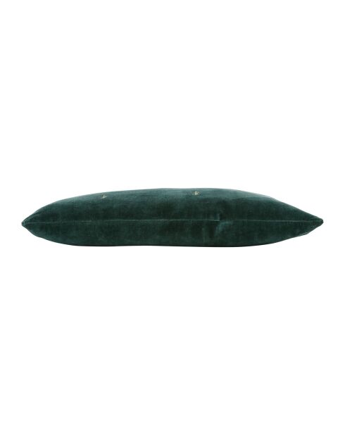 Housse de coussin vert foncé- 50x30cm