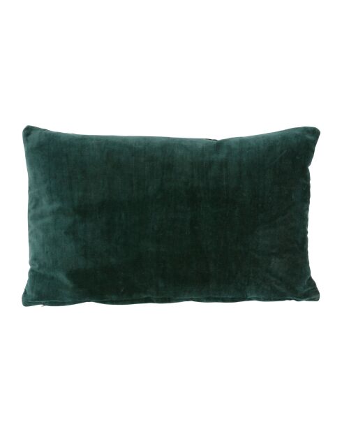 Housse de coussin vert foncé- 50x30cm