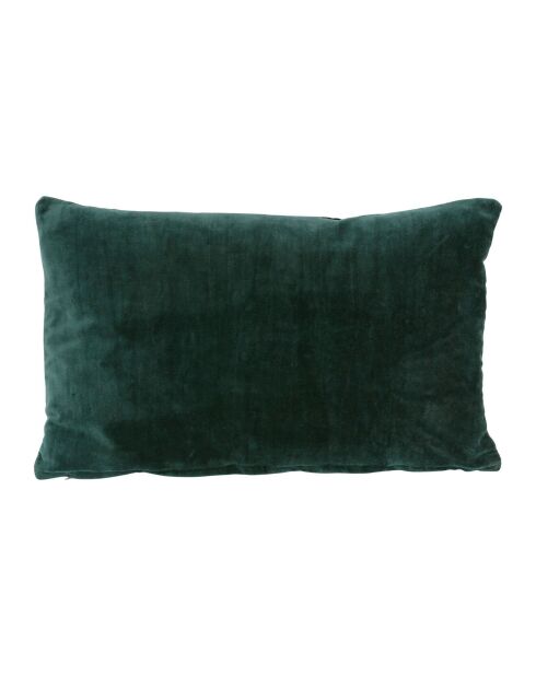 Housse de coussin vert foncé- 50x30cm