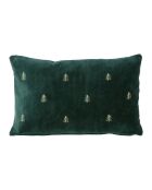 Housse de coussin vert foncé- 50x30cm