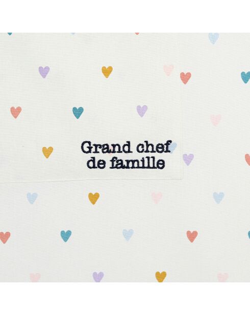 Delantal blanco - 90x75 cm