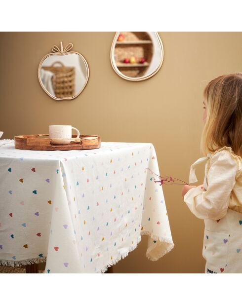 Delantal blanco - 90x75 cm