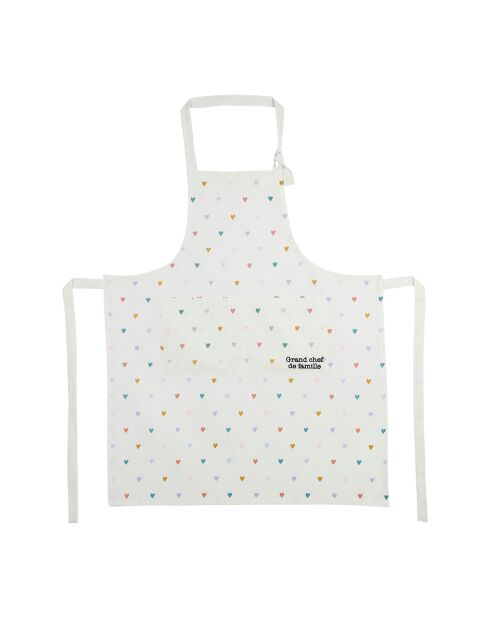 Delantal blanco - 90x75 cm