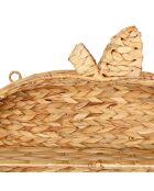 Natuurlijke Apple wandplank met 2 niveaus - 54x59,5x15cm