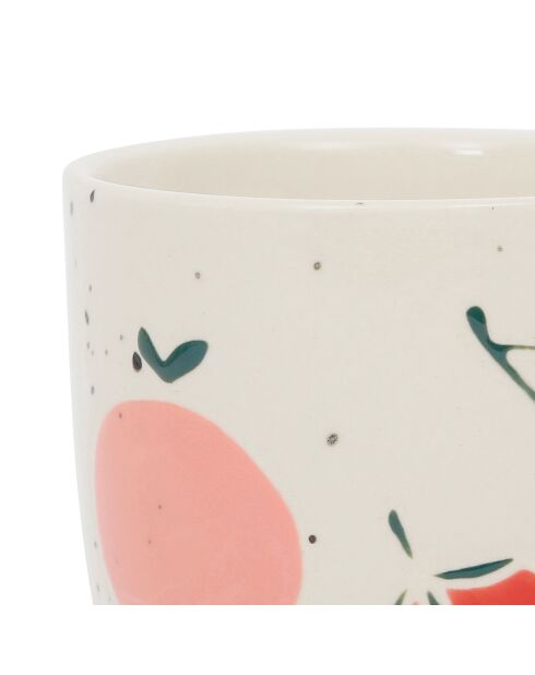 Gobelet Les Fruits D'Ete multicolore  - D.7xH.7cm