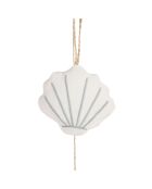 Ghirlanda écru a 7 conchiglie - 130 cm