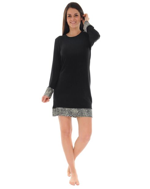 Robe courte en Maille Cassy noire