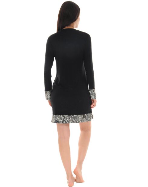 Robe courte en Maille Cassy noire