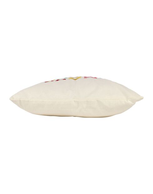 Housse de coussin Amour blanche - 45x45cm