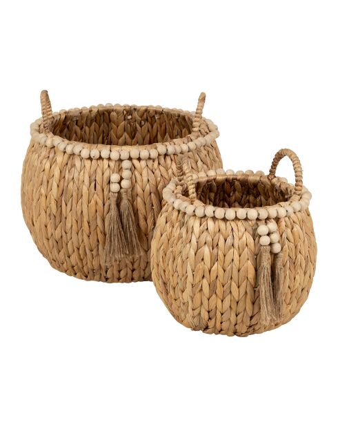 2 Paniers naturel