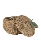 2 cestini naturali in alghe marine mele/salvia